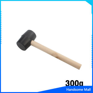 H.S. 300g 500g ค้อนยางด้ามไม้ ขนาดเล็ก ค้อนหัวยาง ค้อนยาง ฆ้อนยาง ฆ้อนหัวยาง Rubber Hammer