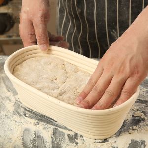 GLOWLITE 7 Sizes Baking Supplies Bread Fermentation Mass Proofing Liner Baskets Dough Rising Banneton Brotform Wicker Rattan Basket