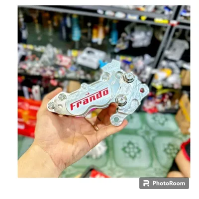 Heo dầu Frando 4 Pis trắng logo đỏ Kèm Pad CNC