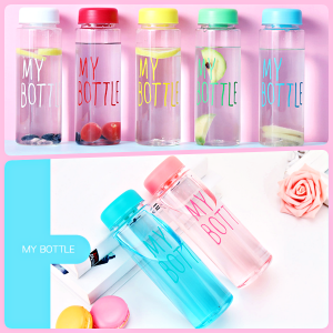 กระบอกน้ำใส กระบอกใส่น้ำ ขวดน้ำพลาสติก ขวดใส ขวดน้ำหลายสี ขวดน้ำ my bottle