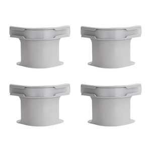 GOOD MOOD BEAUTY 4PCS ดีไอวาย คลิปหนีบผ้าปูเตียง กันลื่น ปรับได้ปรับได้ ที่วางผ้าปูที่นอนสำหรับงานหนัก ทนทานต่อการใช้งาน ป้องกันการวิ่ง ที่จับแผ่นกันลื่น เครื่องมือแก้ไขผ้านวม