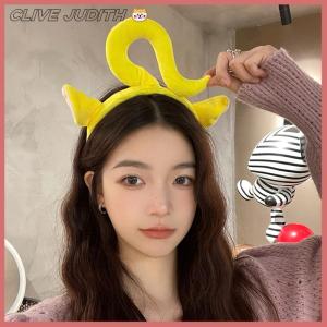 CISWGE 1PCs Teletubbies Headband Anime Cartoon Hairband Cute Three-dimensional Hairpin Woman Face Makeup Hairband Hair Accessories