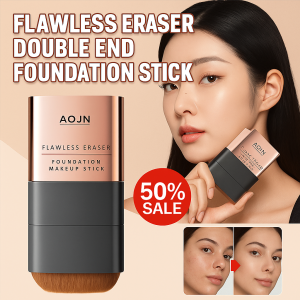 รองพื้นแบบแท่ง Double End ติดทนนาน คอนซีลเลอร์แบบแท่ง Invisible Pore Eraser Foundation Stick พร้อมแปรง สำหรับทุกสภาพผิว