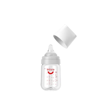 Bình sữa Evorie Tritan chống rò rỉ và chống nghẹn Không chứa BPA chống rơi bình sữa đường kính rộng 160ml 240ml