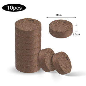 10PCS Seedling Nutrient Block Compressed Peat Block Planting Rock Plant Rapid Reproduction Growth Cubic Cube for Garden Greenhouse Vegetable Fruit Flower Cultivation