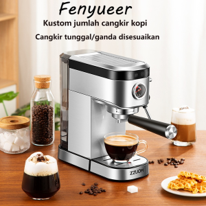 Fenyueer Mesin kopi Espresso coffee maker espresso  Mesin kopi kecil rumah tangga
