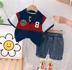 FASHION ANAK TRENDY SETELAN BAJU ANAK LAKI-LAKI VN POLO 8 USIA 1-5 TAHUN