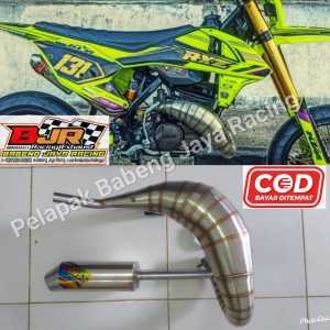 KNALPOT UDANG YAMAHA RX KING RX Z YT115 RX S STAINLESS PNP RANGKA STANDAR CRF KTM KLX FULL SISTEM ORIGINAL BY Babeng Jaya Racing