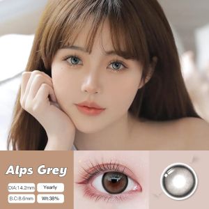 Mrs.H Kính áp tròng 1 Cặp 2 miếng Graceful beauty 1 Năm 0 Độ 14.2-14.5 mm lens mắt không cận lens mắt contact lens angel eyes