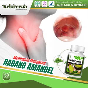 Keloreena 100% Asli - Obat Amandel Amandel Anak Dan Dewasa Radang Tenggorokan Radang Amandel Akut Dan Kronis Susah Nelan Sakit Tenggorokan