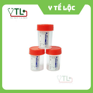 Lọ Đựng Mẫu Bệnh Phẩm Lưu Mẫu Có Nắp Màu Đỏ 55ML Lọ Đựng Phân Lọ Ly Đựng Nước Tiểu LỌ ĐỰNG MẪU CÓ NẮP