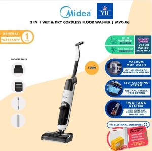 Midea MVC-X6 3 in 1 Wet & Dry Cordless Floor Washer Mop Vacuum Cleaner