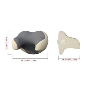 Memory Foam Car Seat Headrest U-shaped Neck Pillow Auto Detachable Comfortable Sleeping Neck Cushion Nap Time Head Support