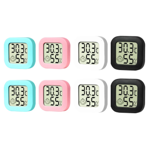 Miniature Indoor Climate Monitor High Resolution Screen Accurate Readings Portable Hygrometer For Home Office Decor