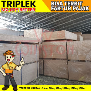Triplek MULTIPLEK PLYWOOD Meranti MC COMBI UTY A BUKAN UTTY B