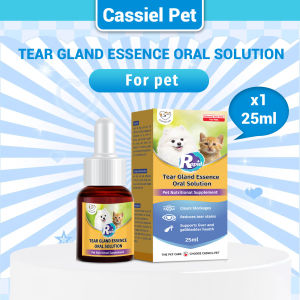 Cassiel Pet Eye Vitamin Syrups Anjing/Kucing 25ML - Menghilangkan Tear Stain/Noda Air Mata Berlebih