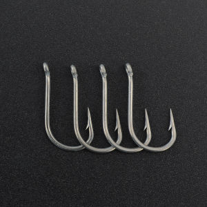 YOUTH HOME Fishing Tackle Accessories Binding line Barbed Single HooK Lure Barbed Hook Stainless Steel Coating Micro Barbed Fish Hook Carp Fishing Hooks High Carbon