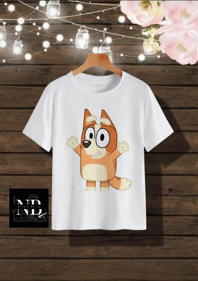 T-SHIRT FOR KIDS AND ADULTS (BLUEY) NEW DESIGNS. SUBLIMATION PRINT