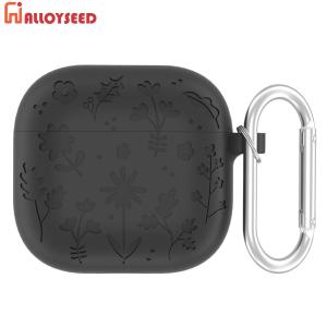 Tai nghe gắn tai không dây trường hợp Silicone bảo vệ bìa chống sốc cho AirPods 4 sạc trường hợp bền và nhẹ