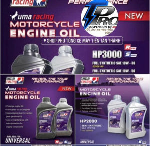 DẦU NHỚT ĐỘNG CƠ Uma Racing - Engine Oil 4T 10W40 ( XE SỐ_TAY GA)