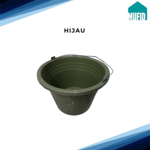 Ember Cor Bangunan Semen Acian Hijau Oren 14 inch 20 inch Anti Pecah