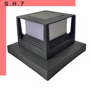 Solar Outdoor Post Light Waterproof Garden Lamp for Fence Yard Pathway Illumination