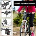 Rupertyle Bike Handlebar Water Bottle Holder, Fits Cups Diameter Less Than 3.6in/9cm, No-Screw Installation, Mesh Pockets, Insulated, with Adjustable Fasteners, Shoulder Strap and Phone Storage Bag. 