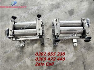 Máy cán mỏng cán tơi xốp mực cá gà bò khô