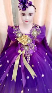 DRESS MEWAH MURAH ANAK USIA 1-10 THN (SEMATAKAKI)(FREE SLENDANG)
