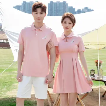 Matching couple polo outfits hotsell