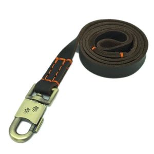 Heavy Duty Leash for Dogs Soft Hand-stitched Thick Real Leather Dog Leash Military Grade Dog Lead Training Leash for Large Dogs2026