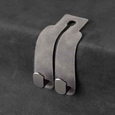 Car Seat Back Double Hook Universal Car Hook Holder Metal Hook Hanger Car Interior Accessories