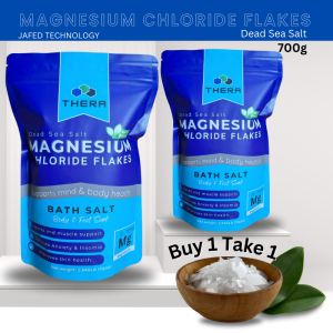 Buy 1 Take 1 THERA Magnesium Chloride Flakes for Bath Soak Foot Soak and Making Transdermal Magnesium Oil 700g from Israel