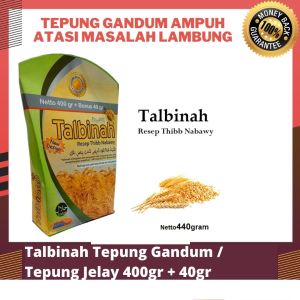 TALBINAH TEPUNG GANDUM 400gr Resep Thibb Nabawy Barley Jelai Obat Maag Bubur Gandum Herbal Asam Lambung Bubuk Tibun Nabawi