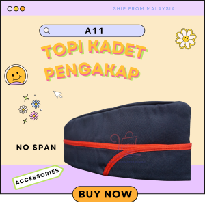 TOPI KADET PENGAKAP (NO SPAN) - A11