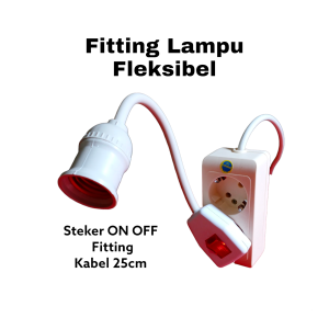 Fitting Lampu Belajar / Fitting Lampu Tidur / Lampu Fleksibel