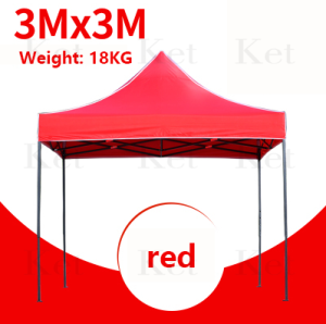 3x3 3x4.5 3x6 Meters Canopy Tent Adjustable Waterproof Retractable Tents Heavy Duty Outdoor Car Tents Garage Tents Red/Blue