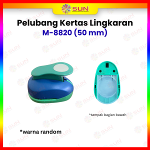 Plong Pembolong Pelubang Kertas Lingkaran Kamei DIY Circle Puncher M 8805 16 / M 8810 25 / M 8815 38 / M 8820 50 / M 8830 76 mm