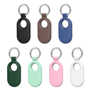 Suitable for Smarttag 2 Protective Case Silicone Keychain Pet Dog Tracker Locator Positioning Housing Anti-Scratch Cover