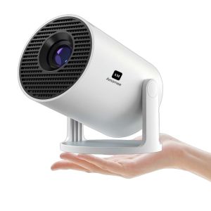 Mini Projector with Wifi and Bluetooth Small Protable TV Movie Projector for BedroomLED Short Throw Phone Projector for iPhone with Full HD 1080P Auto Keystone