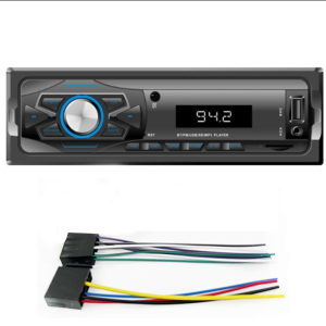 12V Car MP3 Stereo Player 60W*4 FM Radio 1 Din MP3 Player Digital Bluetooth Car Radio Stereo Audio Music USB/SD with In Dash AUX Input