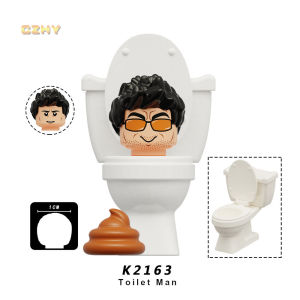 Titan อิฐก่อสร้างตัวต่อของเล่นมนุษย์หน่วยสืบราชการลับรูปร่าง Skibidi ห้องน้ำ KDL822 KDL821