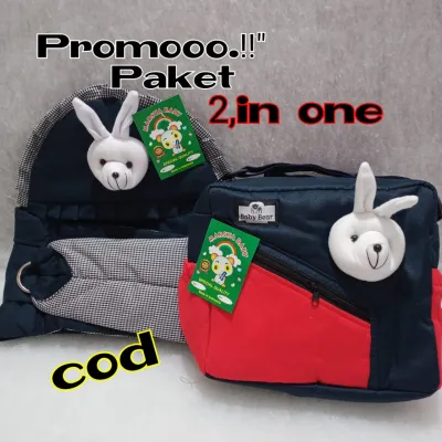 Tas Bayi Paket Gendongan Bayi 2IN1