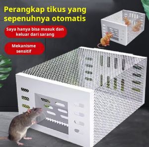 30cm*22cm*15cm Perangkap tikus terus menerus otomatis di rumah tangga/Perangkap Tikus Jebakan Tikus Masal Mouse Trap Cage Tanpa Racun Tikus Bahan Berkualitas/Ultimate Rat Catcher Automatic Mouse Trap for Indoor Use