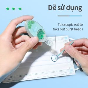 Khử mùi thơm mát với 100 hạt tinh dầu cho nhiều loại khẩu trang y tế 3D