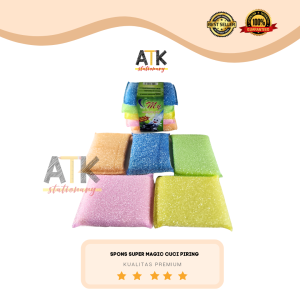 Sponge Cuci Piring / busa / Tapas /Spon/Gosok Panci /Super Magic Spons Premium atk
