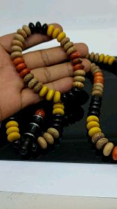 Kalung tasbih free gelang kayu kombinasi