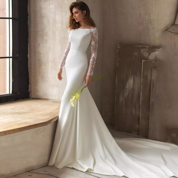 Modest 2024 mermaid dress