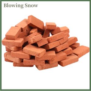 Blowing 50ชิ้นอิฐจำลองขนาดเล็ก1/16 DIY โต๊ะทรายทิวทัศน์ทิวทัศน์