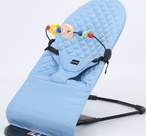 เปลเด็กพับได้ อัพเกรดใหม่ เก้าอี้โยกเด็ก สำหรับ 0-12 เดือน เตียงเด็กปรับตำแหน่งได้ พร้อมจี้แสนสบาย